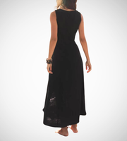 apple green black zara long maxi dress button down square neckline sexy summer style fashion women's clothing outfit ootd trending love bonito h&m uniqlo shein zara linen 