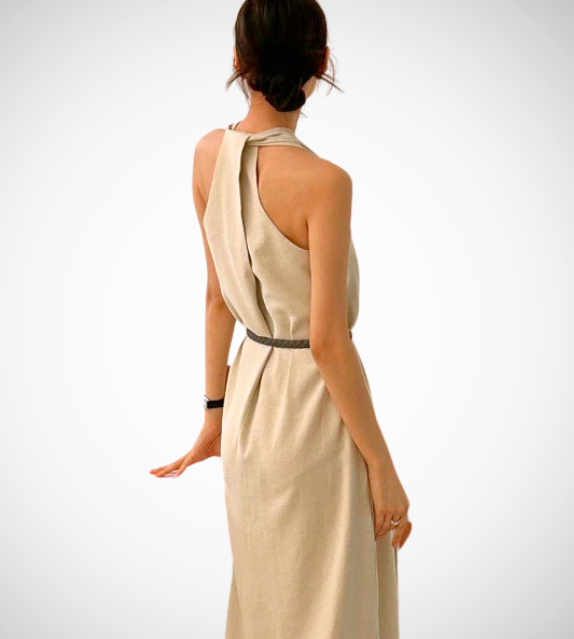 Althea Halter Sleeveless Dress OverStacked Althea Halter Sleeveless Dress OverStacked