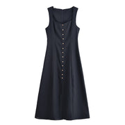 apple green black zara long maxi dress button down square neckline sexy summer style fashion women's clothing outfit ootd trending love bonito h&m uniqlo shein zara linen 