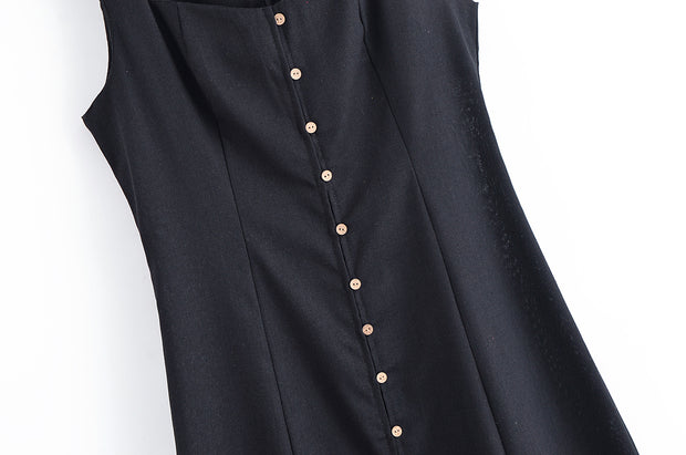 apple green black zara long maxi dress button down square neckline sexy summer style fashion women's clothing outfit ootd trending love bonito h&m uniqlo shein zara linen 