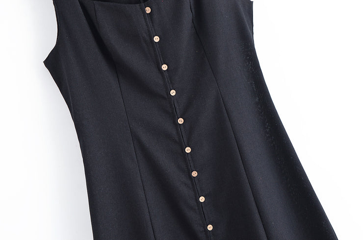 apple green black zara long maxi dress button down square neckline sexy summer style fashion women's clothing outfit ootd trending love bonito h&m uniqlo shein zara linen 