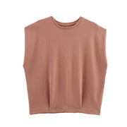 loungewear matching outfit rust pink gray grey green zara style streetstyle side pockets cute knit wear cotton polyester elastic gartered pants short sleeves everyday fashion style uniqlo mango shein classic wear women's clothing online shopping 