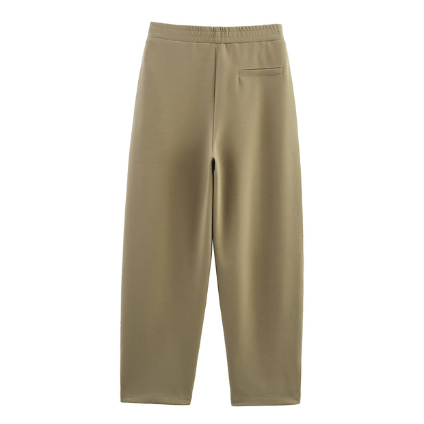 loungewear matching outfit rust pink gray grey green zara style streetstyle side pockets cute knit wear cotton polyester elastic gartered pants short sleeves everyday fashion style uniqlo mango shein classic wear women's clothing online shopping 