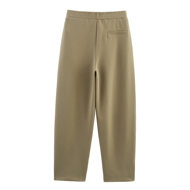 loungewear matching outfit rust pink gray grey green zara style streetstyle side pockets cute knit wear cotton polyester elastic gartered pants short sleeves everyday fashion style uniqlo mango shein classic wear women's clothing online shopping 