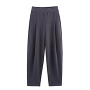 loungewear matching outfit rust pink gray grey green zara style streetstyle side pockets cute knit wear cotton polyester elastic gartered pants short sleeves everyday fashion style uniqlo mango shein classic wear women's clothing online shopping 