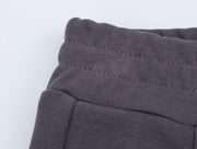 loungewear matching outfit rust pink gray grey green zara style streetstyle side pockets cute knit wear cotton polyester elastic gartered pants short sleeves everyday fashion style uniqlo mango shein classic wear women's clothing online shopping 