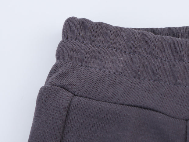 loungewear matching outfit rust pink gray grey green zara style streetstyle side pockets cute knit wear cotton polyester elastic gartered pants short sleeves everyday fashion style uniqlo mango shein classic wear women's clothing online shopping 