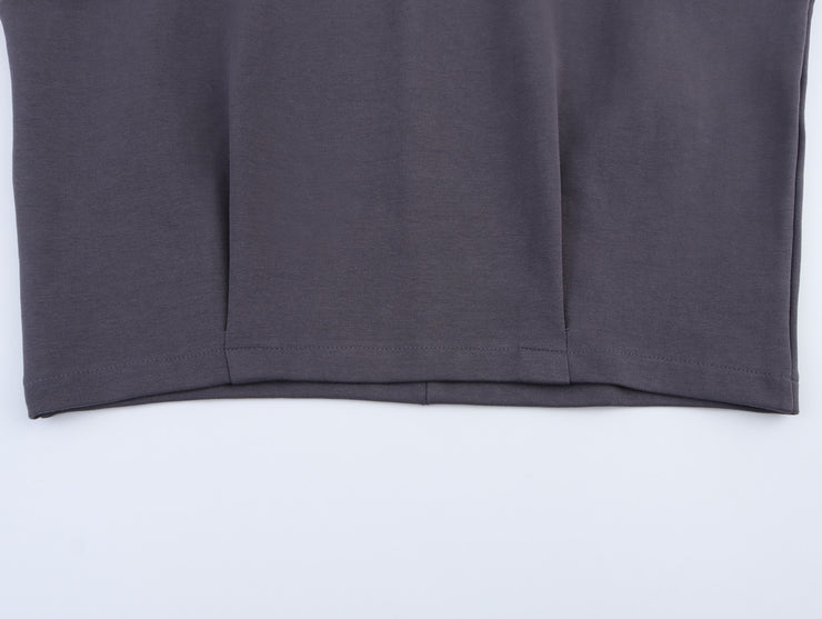 loungewear matching outfit rust pink gray grey green zara style streetstyle side pockets cute knit wear cotton polyester elastic gartered pants short sleeves everyday fashion style uniqlo mango shein classic wear women's clothing online shopping 