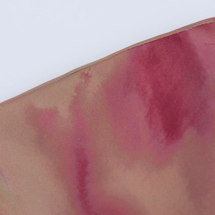 Floral dress with a knot detail on a white background zara tie die style short sleeves mutli-color wedding holidays special occassion dresses women's clothing love bonito uniqlo h&m shein what to wear outifit ootd fashion 