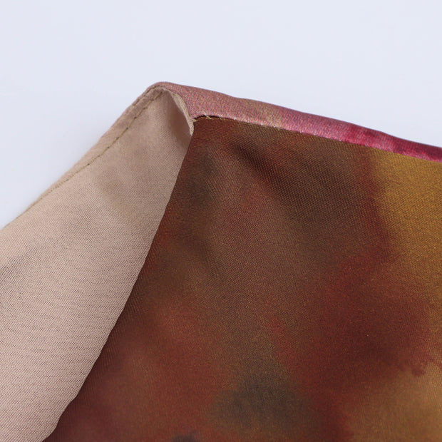 Floral dress with a knot detail on a white background zara tie die style short sleeves mutli-color wedding holidays special occassion dresses women's clothing love bonito uniqlo h&m shein what to wear outifit ootd fashion 