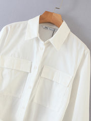 white dress cargo basic button down polo shirt dress long sleeves long dress maxi zara outfit like women's clothing