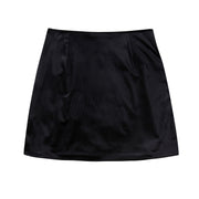 embroidered cute sexy velvet mini short skirt zara fashion style outfit women must have trending size zipper print printed inner lining 